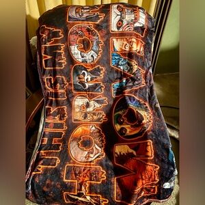 “Horror Movie” Watching Blanket Throw